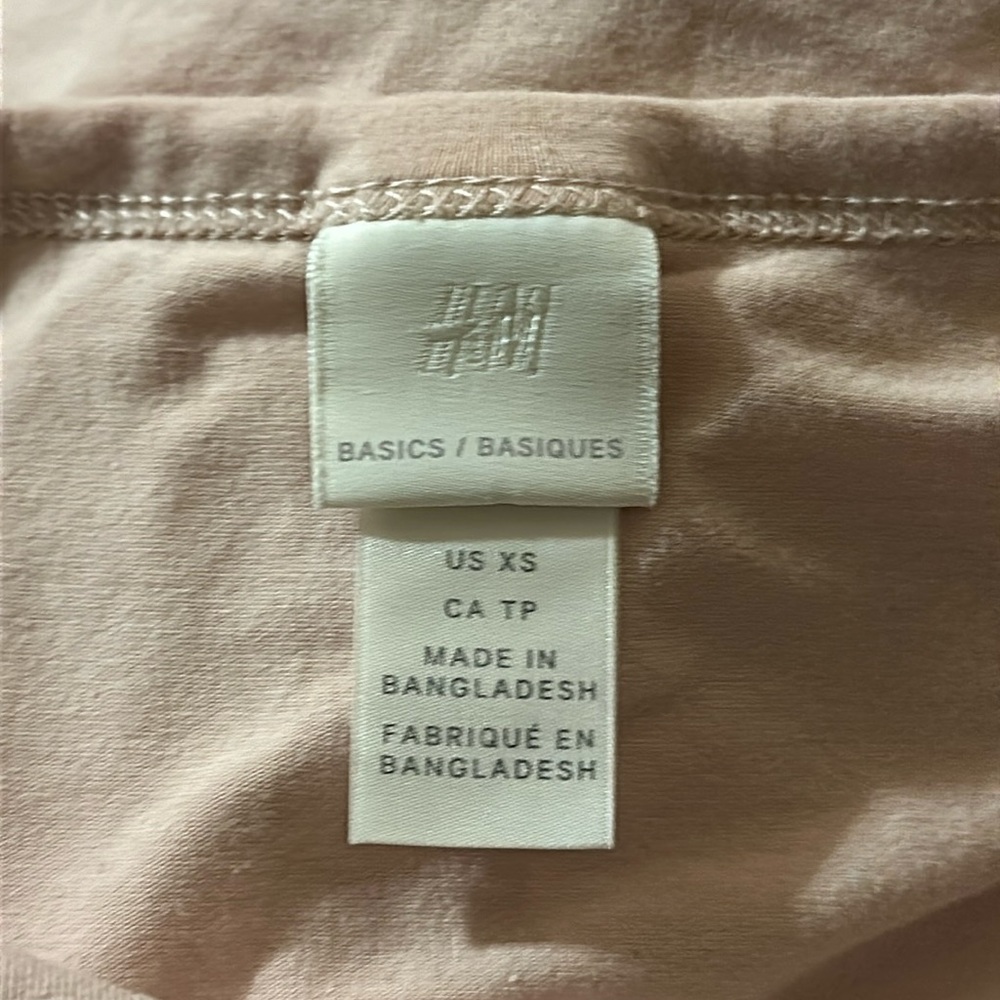 Light Pink Basic Tee - Picture 3 of 3